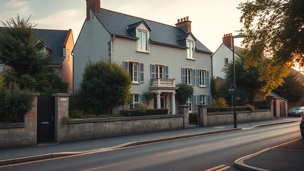 Maison résidentielle avec jardin dans un quartier calme de Lannion